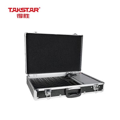 得勝 （TAKSTAR）通用無線電通信設備 WTG-700C 無線講解器一對多同聲傳譯系統政府接待景區旅游導游帶團隊研學會 充電盒